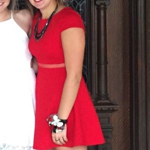 Mock 2 piece formal dress